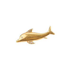 Broche Poisson en Acier Inoxydable
