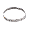 Bracelet en métal argenté