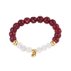 Bracelet Monbijoux en Pierres de cornaline & Quartz Naturel