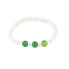 Bracelet en perles de culture authentiques & aventurine 