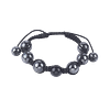 Bracelet Tressé avec Perles en Hématite