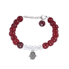 Bracelet Monbijoux en Pierres de Cornaline avec Khmissa