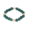 Bracelet Élastique Monbijoux en Pierres de Jade Naturel