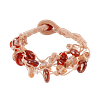 Bracelet en pâte de verre éclatante