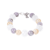 Bracelet en pierre naturelle d’agate cerise