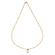 Collier avec Pendentif en Pierre Zircon et Acier Inoxydable