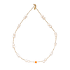 Collier en Perles de Culture et Cornaline