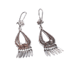 Boucles d’Oreilles Vintage en Argent sterling
