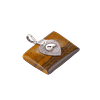 Pendentif Argent 925 & Œil-de-Tigre Naturel