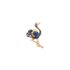 Broche Paon en Acier Inoxydable