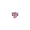 Bague en argent sterling 925 & pierre de Zircon rose