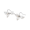 Boucles d’oreilles en Perles de Culture – Crochet en acier inoxydable argenté