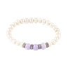 Bracelet en Perles de Culture Authentiques & pierres naturelles