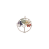 Pendentif Arbre de vie Multi-Pierres