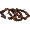 Trio de bracelets en œil de tigre naturel