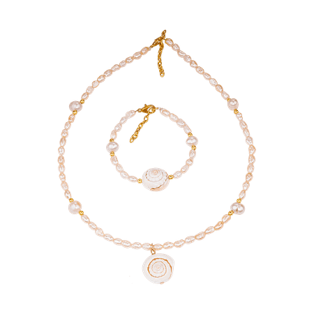 Ensemble Évasion Marine : Perles de Culture et Coquillage
