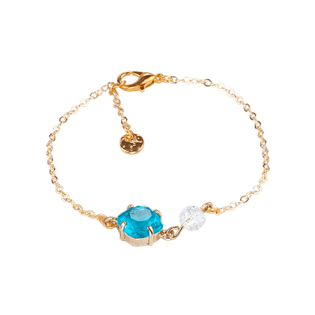 Bracelet en Acier Inoxydable & Pierres – Création Monbijoux