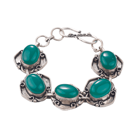 Bracelet Tibétain Fait Main en Malachite