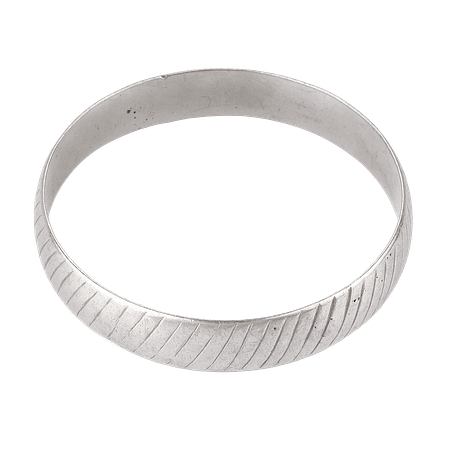 Bracelet Bangle en Argent - Héritage Nomade du Maroc