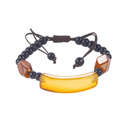 Bracelet de pierre d’agate naturel