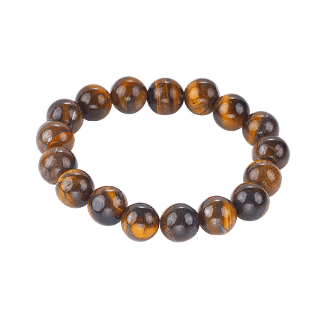 Bracelet Élastique en Œil de Tigre