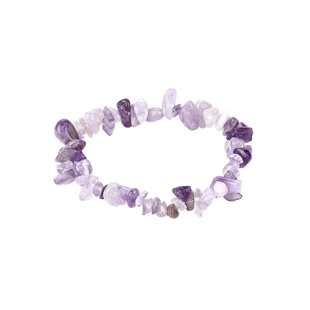Bracelet en pierres d'améthyste