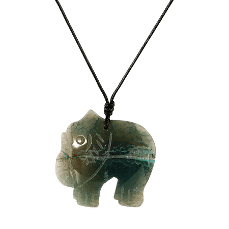 Pendentif Jadéite Jade Eléphant