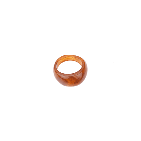 Bague en Résine Style Ambre
