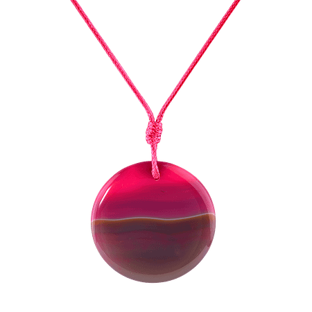 Pendentif d’agate Rose