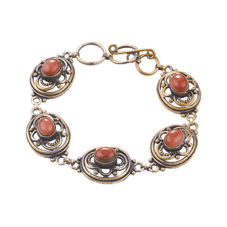 Bracelet Tibétain en Pierres Naturelles de Soleil