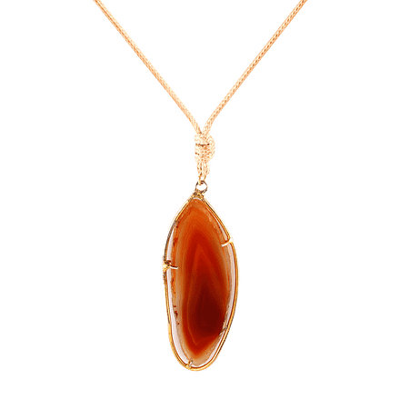 Pendentif d’Agate Naturelle