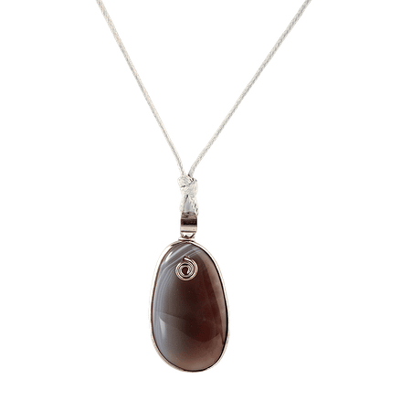 Pendentif Cabochon en Agate
