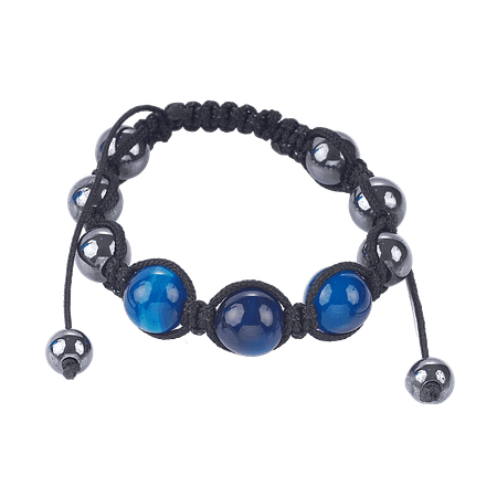 Bracelet réglable en Pierres d’Hématite Naturelle