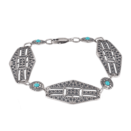 Bracelet en Argent Sterling 925 & turquoise