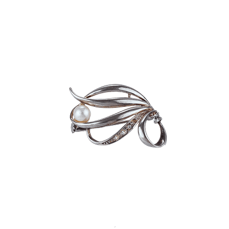 Broche vintage en argent sterling 925
