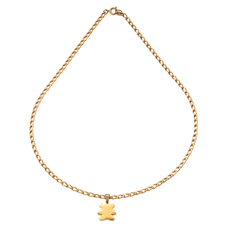 Collier Pendentif Fleur en Acier Inoxydable