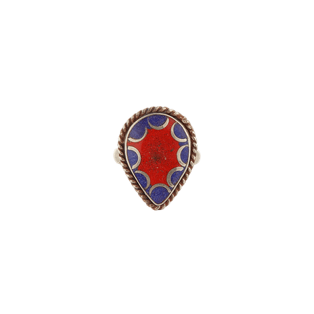 Bague Tibétaine Artisanale en Métal