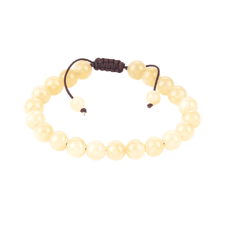 Bracelet Orange Éclat en Calcite Naturelle