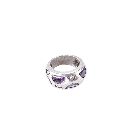 Bague argent sterling 925 & améthyste