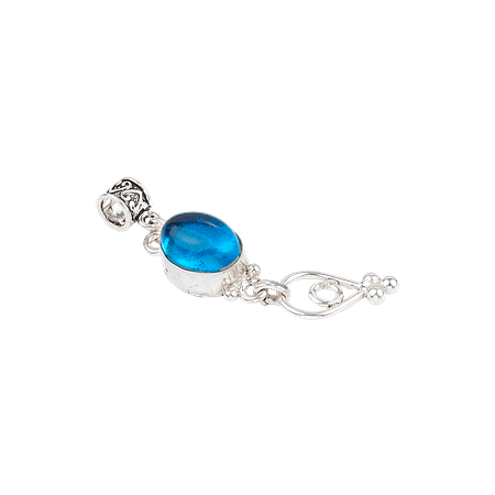 Pendentif Tibétain & Pierre Pâte de Verre