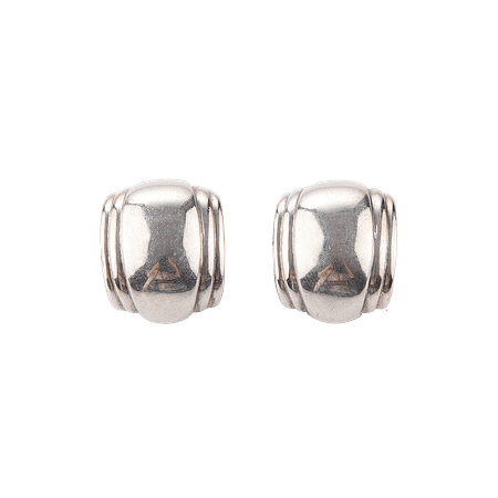 Boucles d’oreilles en métal argenté