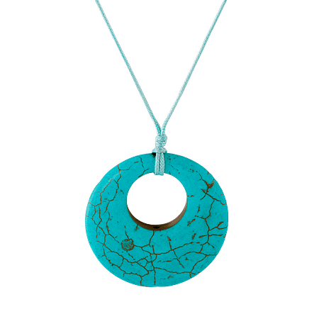 Pendentif Cabochon en Turquoise