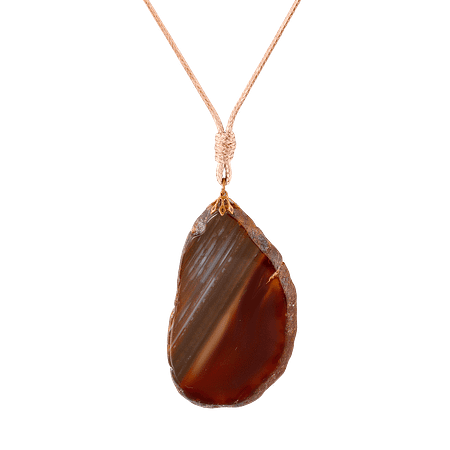 Pendentif en pierre d’agate