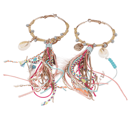 Boucles d’Oreilles Créoles Fantaisie