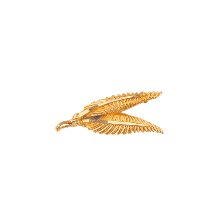 Broche vintage en acier inoxydable