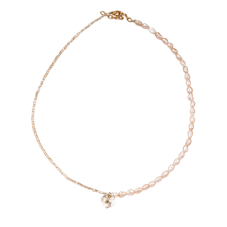 Collier en perles de culture naturelles