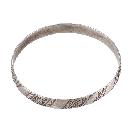 Bracelet Bangle en Argent Massif – Souffle des Ancêtres Berbères
