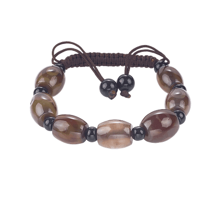 Bracelet réglable en Agate naturelle
