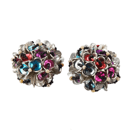 Boucles d’oreilles fantaisie colorées