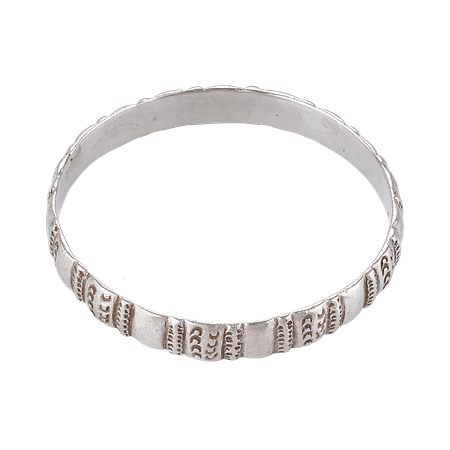 Bracelet Bangle Amazigh – L’Âme du Sud en Argent Pur